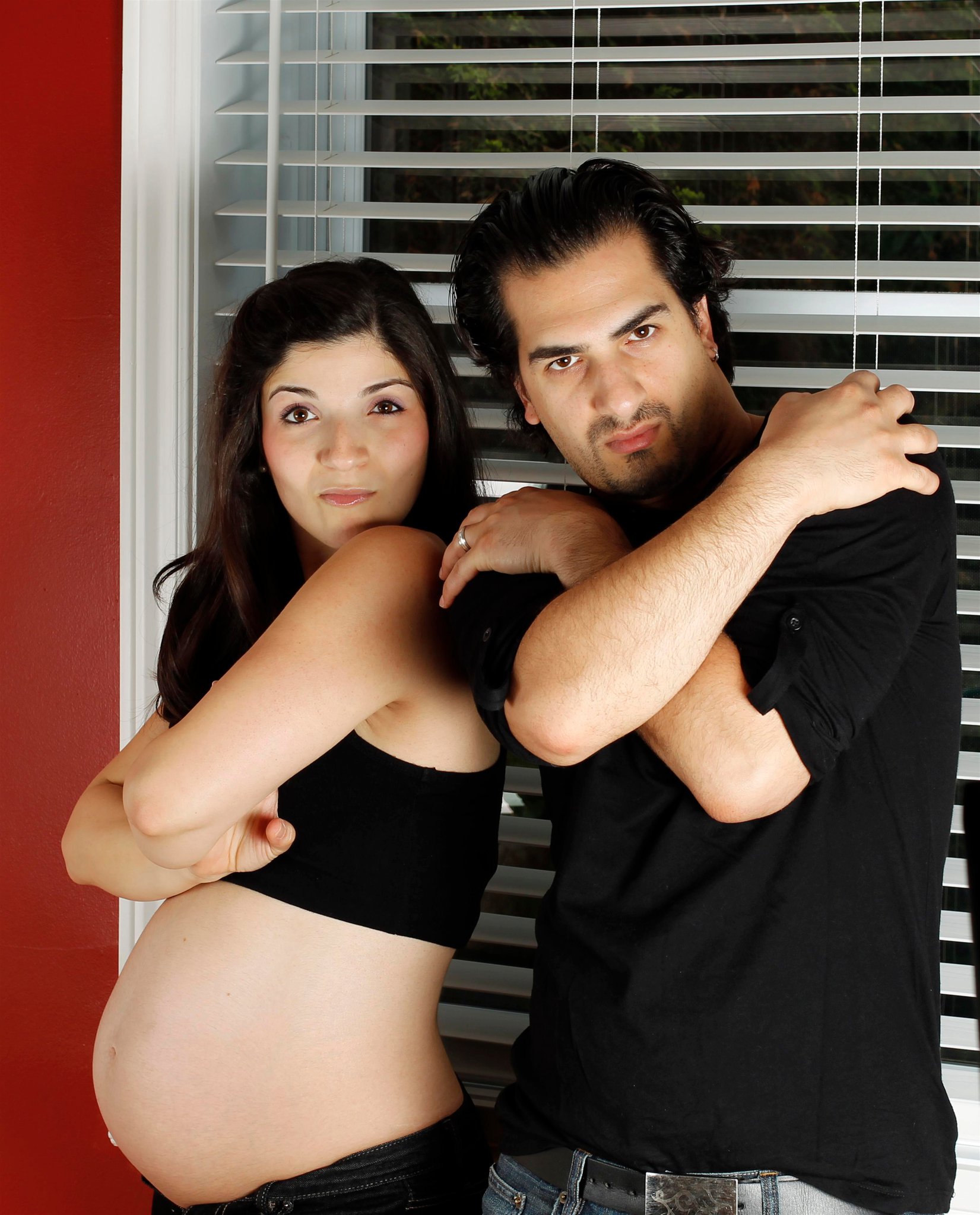 Nadia & Jason Pregnant Pose